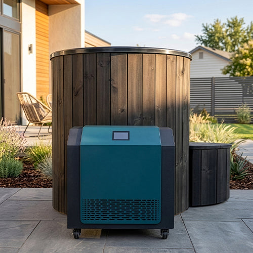 SaunaLife Model S1 Package - 1-Person Immersion Tub with Chiller/Heater