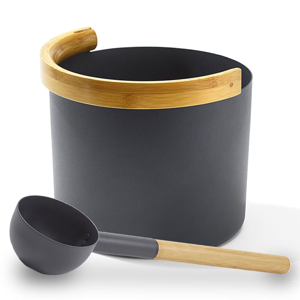 KOLO Sauna Bucket & Ladle Set - Modern