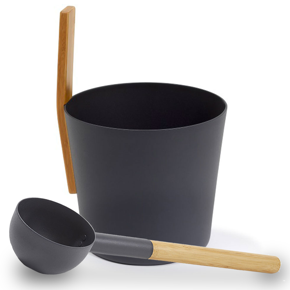 KOLO Sauna Bucket & Ladle Set - Slim
