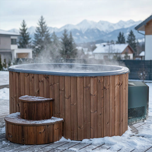 SaunaLife Model S2 Package - 2-Person Immersion Tub with Chiller/Heater