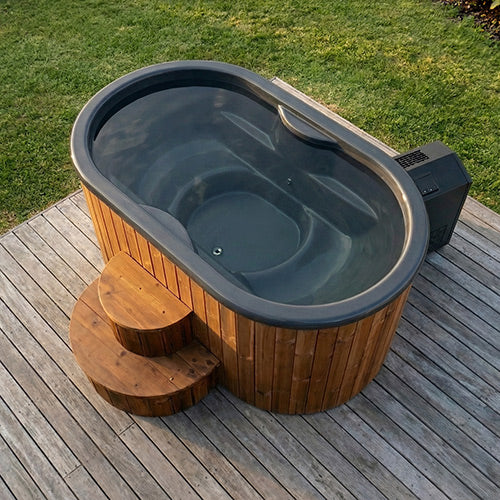 SaunaLife Model S2 Package - 2-Person Immersion Tub with Chiller/Heater