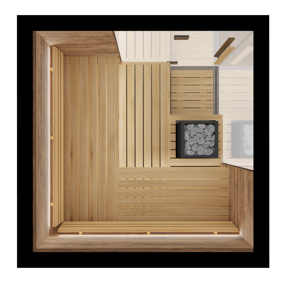 Astra Sauna Cabin - top view