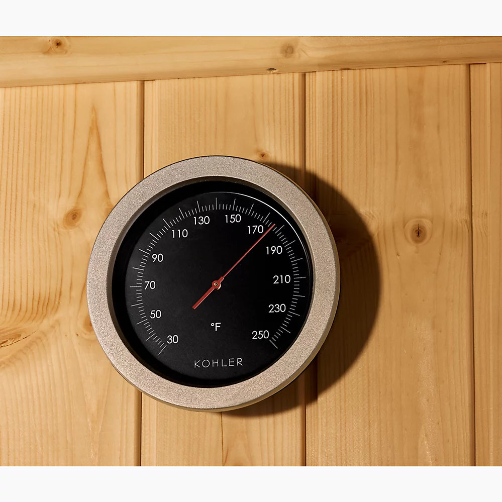 Kohler C2™ Outdoor Sauna, Large - Natural & Weathered Grey