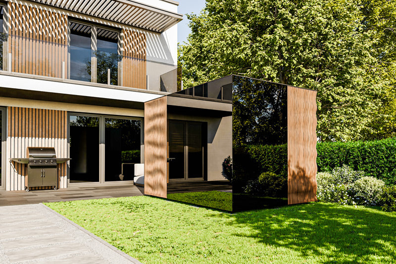 Ombra Sauna Cabin - bronze glass exterior