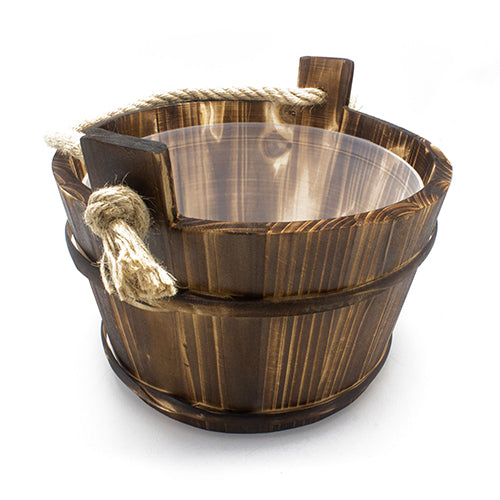 PROSAUNAS Spruce Sauna Bucket w/ Ladle