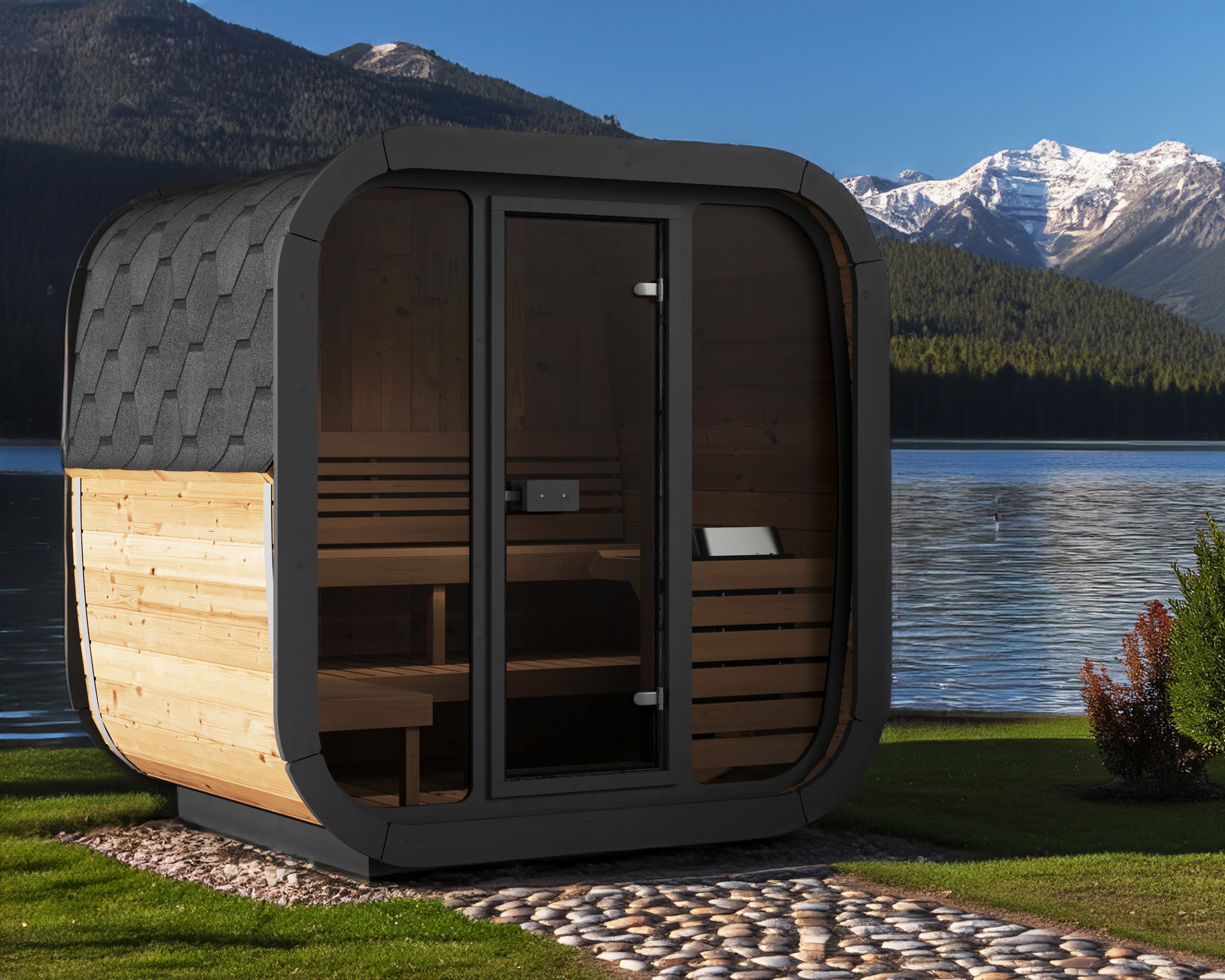 SaunaLife Model CL5G Outdoor Sauna Kit