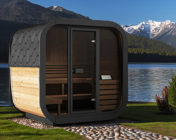 SaunaLife Model CL5G outdoor sauna