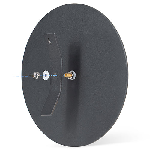 SaunaLife SaunaGear Hygrometer, Round, Black
