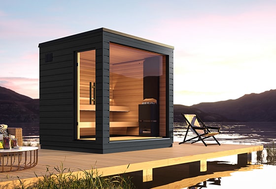 SaunaLife Model G6 outdoor sauna