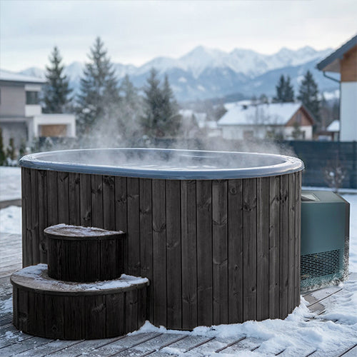 SaunaLife Model S2 Package - 2-Person Immersion Tub with Chiller/Heater