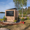 Solaris Sauna Cabin - lifestyle view