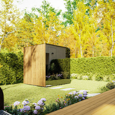Spectra Sauna Cabin - Tyrol facade
