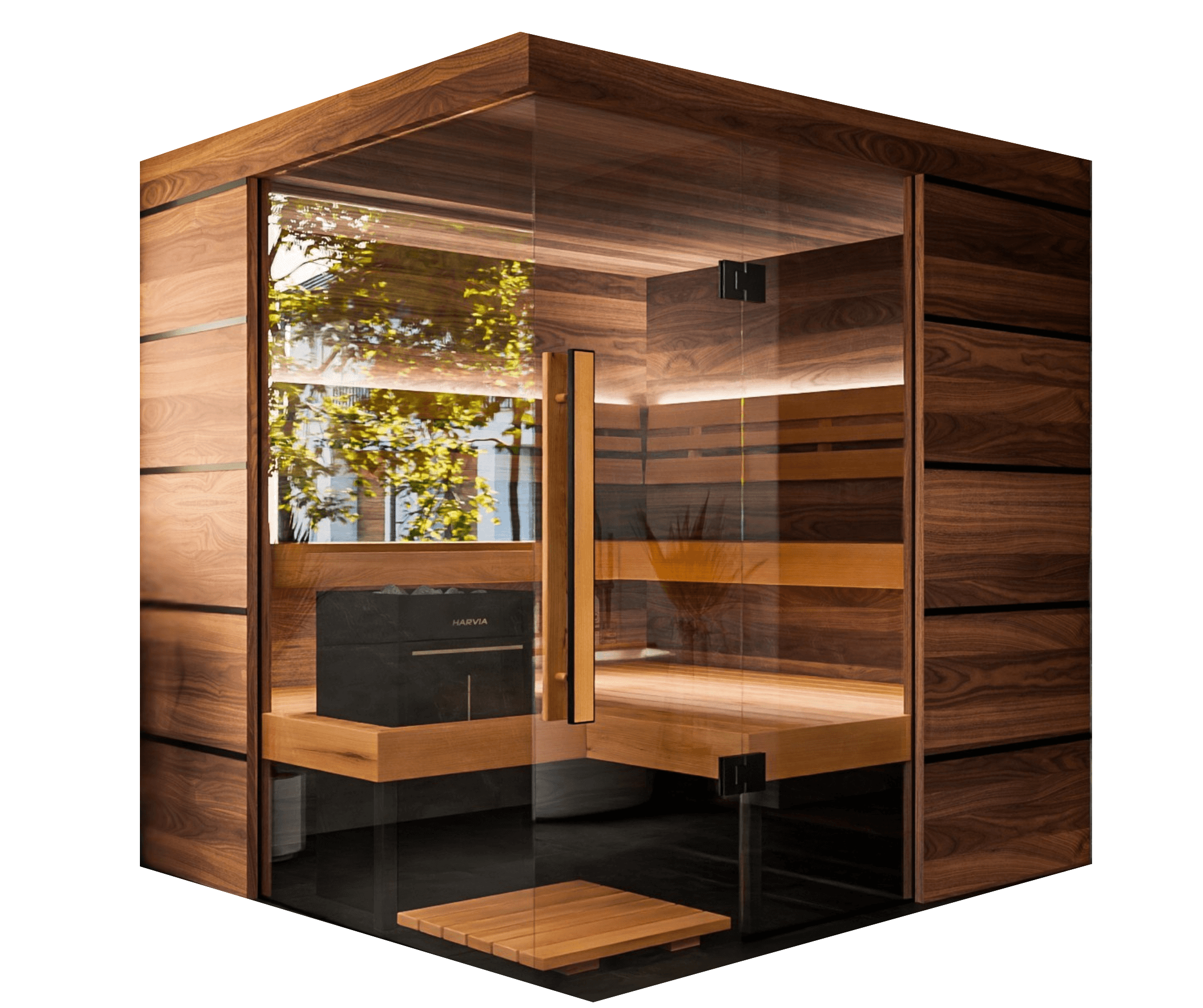 Astra Sauna Cabin - interior