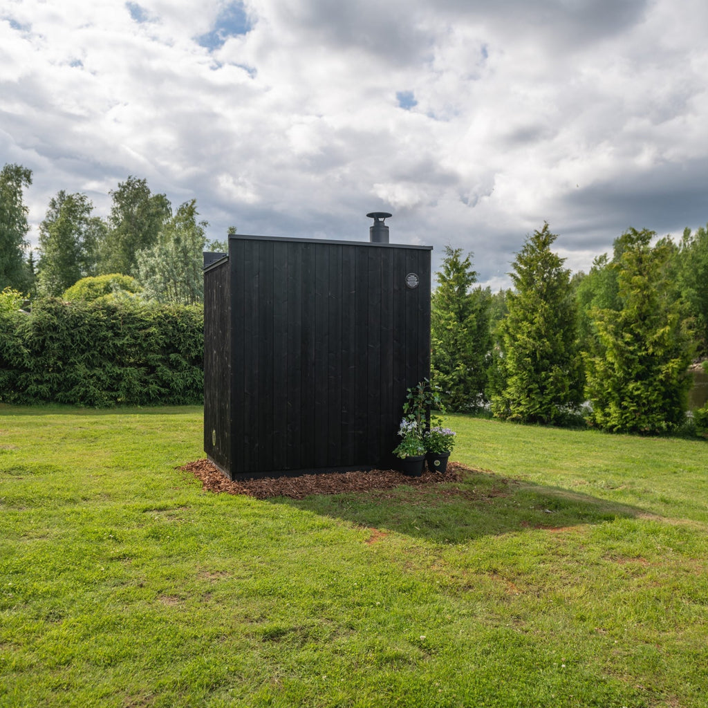 Nordic Misty Sauna Cabin - small wood exterior