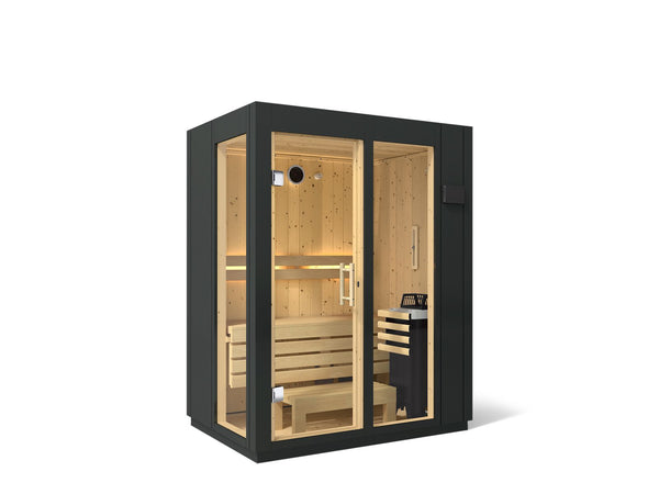 Kohler C1™ Indoor Sauna, Small - Charcoal Grey Spruce