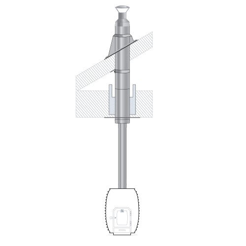 HUUM Sauna Barrel Wood Stove Chimney Kit