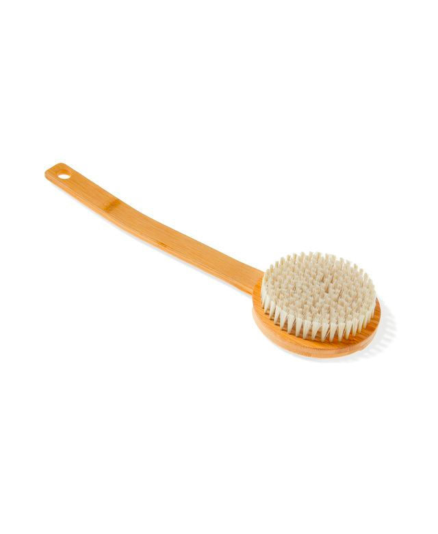 KOLO Bamboo Bath Brush with Handle - Natural
