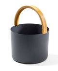 KOLO Sauna Bucket - Curved Handle - Black