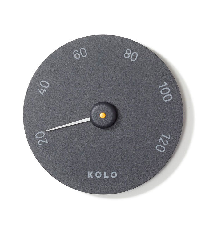 KOLO Sauna Thermometer - Celsius - Black