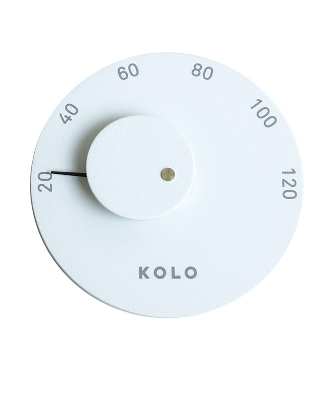 KOLO Sauna Thermometer - Fahrenheit - White