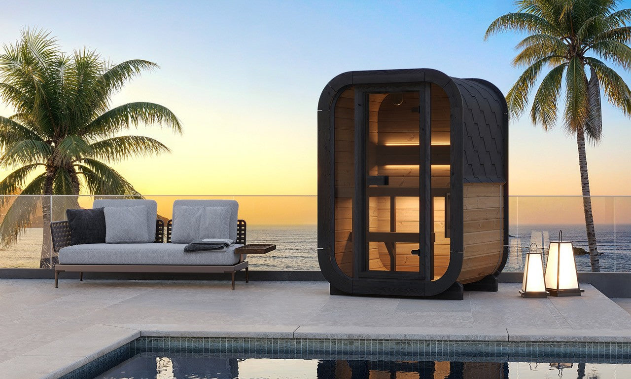 SaunaLife Model CL3G outdoor sauna